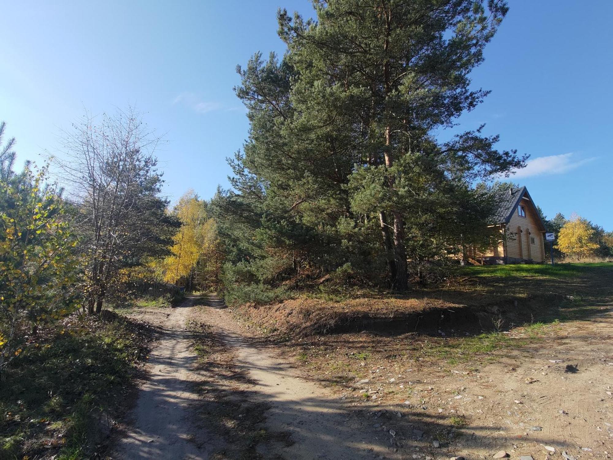 Mazurska Bania U Pana Szeptuna - Drewniany Dom Na Skraju Lasu Lidzbark Welski ภายนอก รูปภาพ